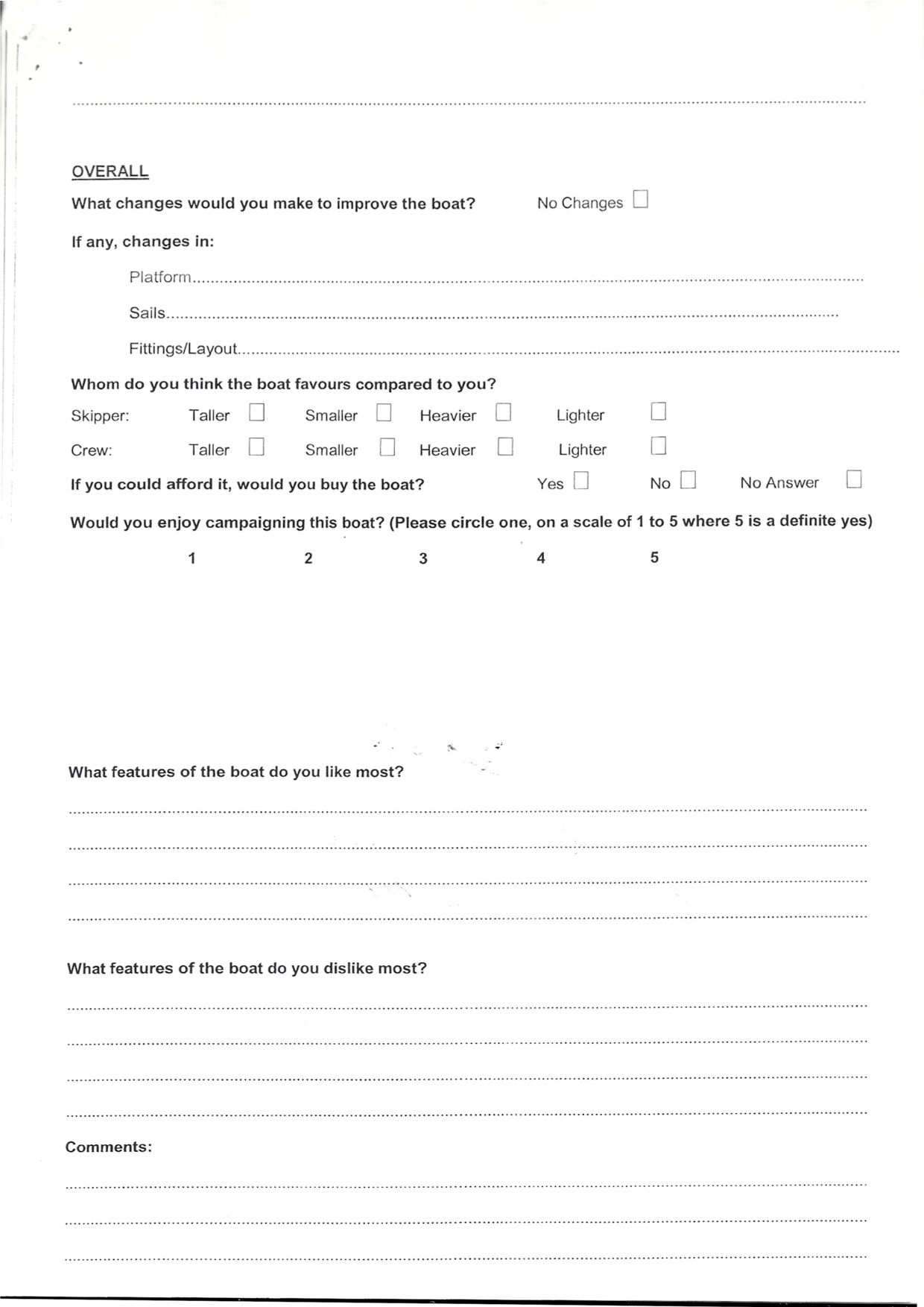 IFDS Evaluation Form #3