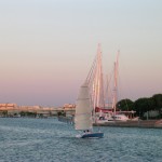 Il est 20H18 : premier bord, à la nuit tombante.